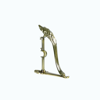brass pineapple curtain finial curtain pole foshan curtain rod factory