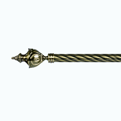 brass pineapple curtain finial curtain pole foshan curtain rod factory