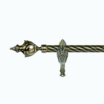 brass pineapple curtain finial curtain pole foshan curtain rod factory
